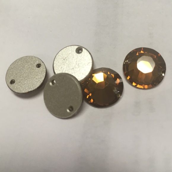 1PCS Crystal Sew On Rhinestone Flat Back Buttons - Picture 8 of 9